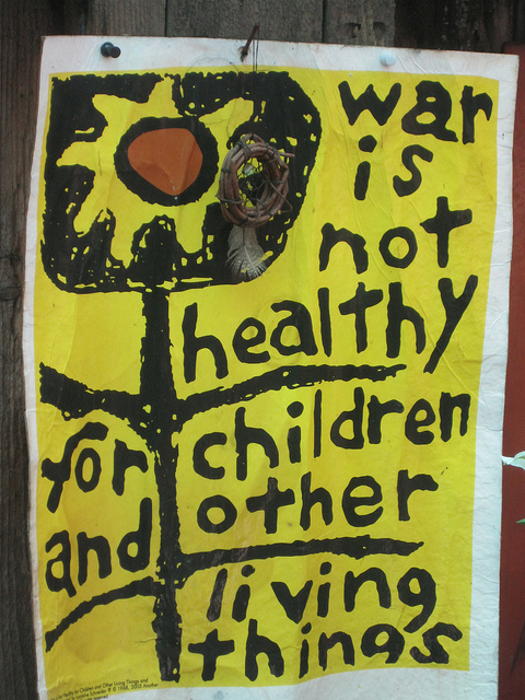 war is not healthy